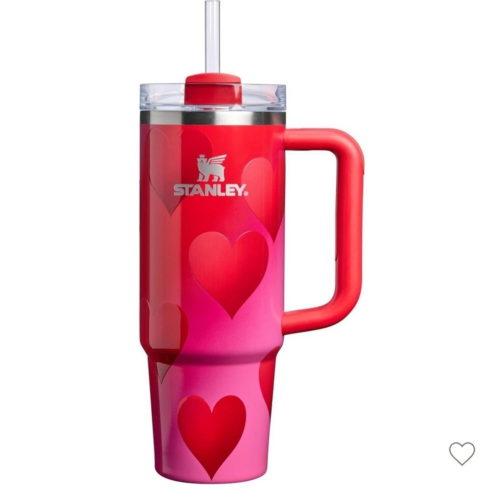 ❤️2026 Target Exclusive Valentine's Stanley Rouge Heart Gradient Tumbler 30 oz